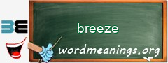 WordMeaning blackboard for breeze